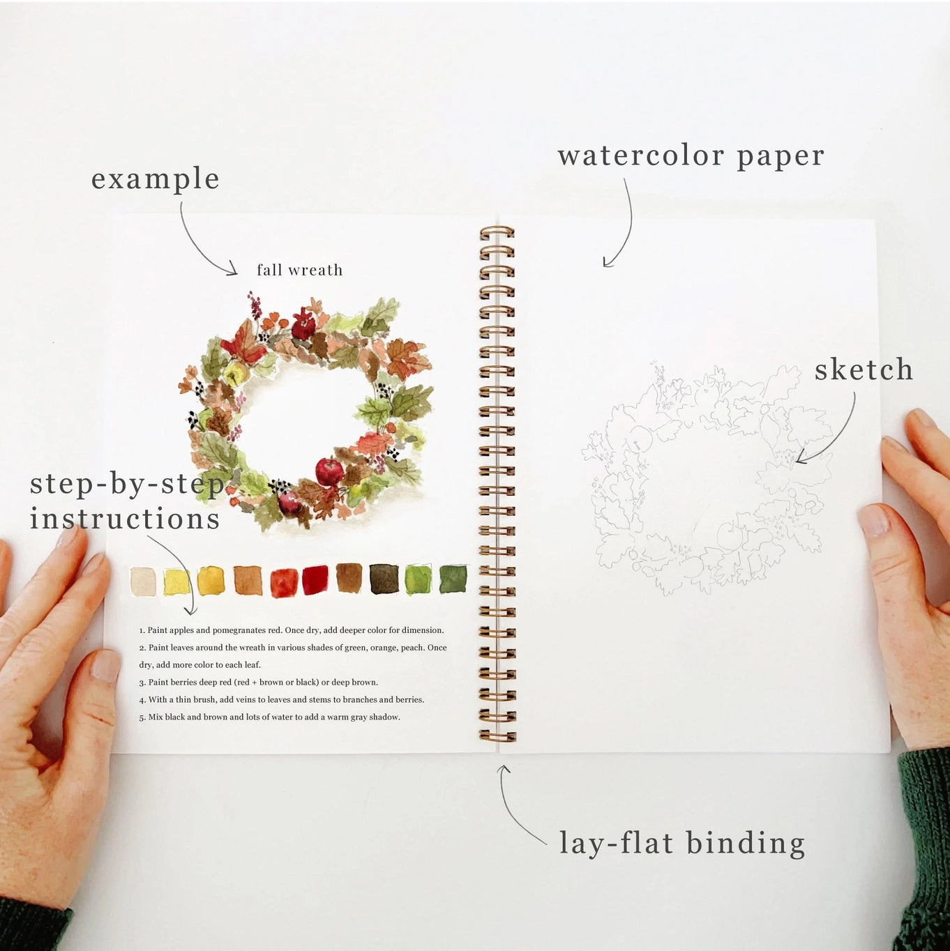 September 3rd, Emily Lex Studio: "Autumn Watercolor Workbook" Painting Class