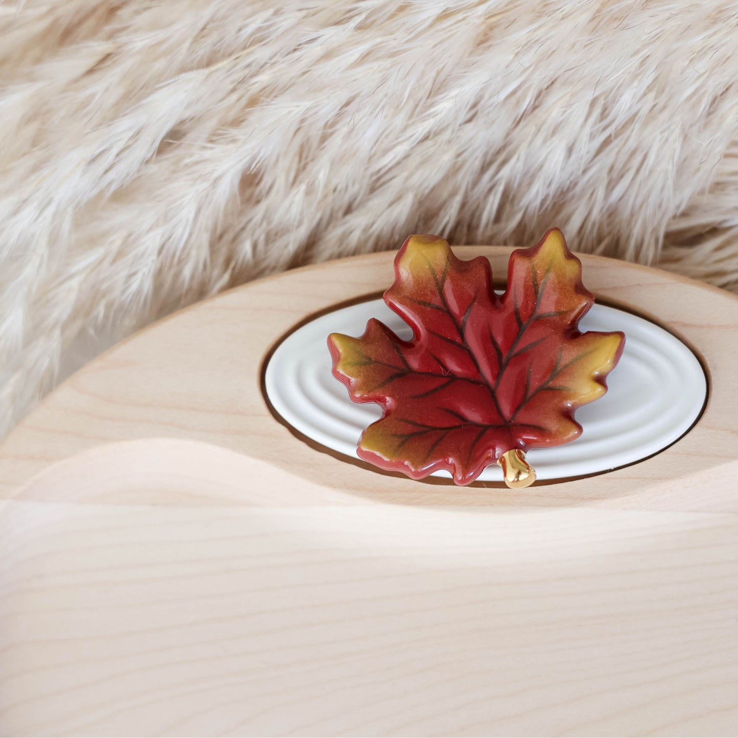 Nora Fleming Falling For You Leaf Mini