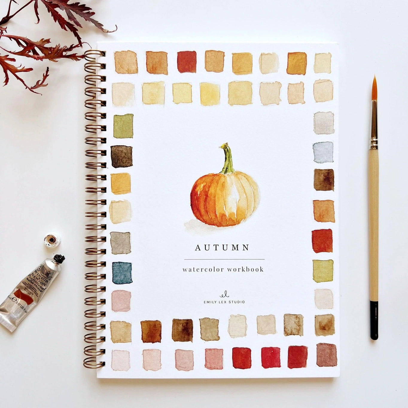 September 3rd, Emily Lex Studio: "Autumn Watercolor Workbook" Painting Class